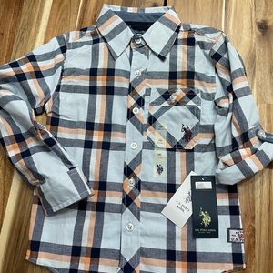 Polo Boys Buttondown. Size 4. New With Tags